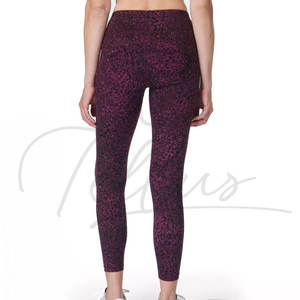 Leggings Deportivos de Cintura Alta Elástica para Mujer, al por Mayor, de Alta Calidad, con Logotipo Personalizado, con Bolsillos, Control de Abdomen, Pantalones de Yoga - Product Image 4