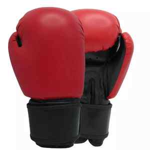 Guantes de boxeo de cuero impermeables de alta calidad buen vendedor con servicio OEM para lucha al aire libre - Product Image 1