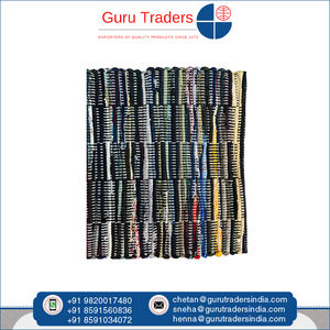 Exportador de renombre que vende diseño elegante antideslizante resistente a las manchas tamaño personalizado estilo clásico moderno piso Chindi Felpudos - Product Image 5