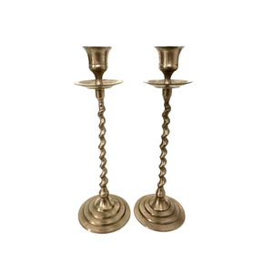 Bougeoir votif fait à la main Vente à chaud Bougeoir design torsadé à finition antique pour hôtels restaurants - Product Image 1