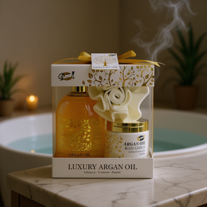 Set de Lujo para el Cuidado de la Piel con Aceite de Argán, Regalo Perfecto para Amantes del Spa - Product Image 3
