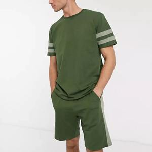 Ensembles décontractés d'été pour hommes de haute qualité, shorts polo à séchage rapide, tissu éponge respirant, motif uni, 100% coton biologique, personnalisable - Product Image 1