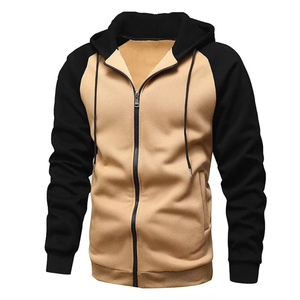 Sudadera con capucha al por mayor nueva moda multicolor suéter con capucha térmico logotipo personalizado diseño hombres cremallera polar bolsillo sudaderas con capucha - Product Image 5