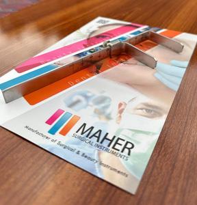 Medidor de mordida Dental Willis, medidor de medición Dental de ortodoncia de acero inoxidable, instrumento Dental utilizado para determinar la longitud, el ancho - Product Image 1