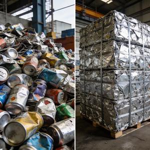 Chatarra de Aluminio UBC, Latas de Bebidas Usadas, Aluminio Procesado y Comprimido para Aplicaciones de Fundición - Product Image 2