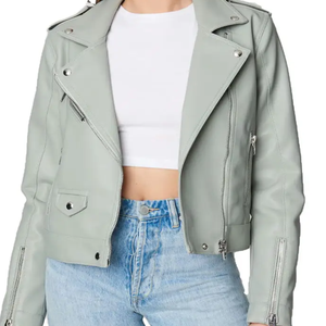 Unisex Casual <b>Winter</b> <b>Leather</b> <b>Jacket</b> for Outdoor Best Sale Wool Material for Women in Spring - Product Image 1