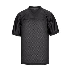 Maillot de football américain TBF-141 imprimé en tissu mesh respirant, durable, léger, col en V, manches courtes, séchage rapide, confortable - Product Image 2