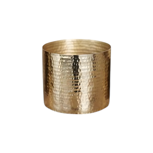 Maceta de metal dorado martillado de lujo de la mejor calidad más vendida al precio al por mayor para uso doméstico en el jardín de bodas - Product Image 4