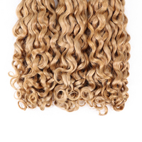 27 # SDD Boho trenza de cabello a granel cabello humano crudo extensiones trenzadas rizadas italianas extensiones de alta calidad