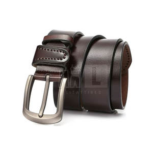 เข็มขัดผู้ชายโลโก้ตามสั่งวัสดุสไตล์ลำลองพร้อมหัวเข็มขัดเหล็ก - Product Image 3