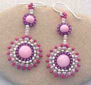 Boucles d'oreilles en perles de style Bollywood, multicolores, brodées à la main, pour femmes, bijoux de fête festifs au meilleur prix - Product Image 3