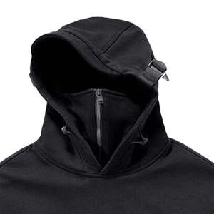 Sudadera con capucha de diseñador personalizada para hombre Jersey de invierno recortado Boxy Fit 100% algodón liso con capucha Jersey de gran tamaño - Product Image 2