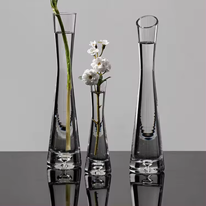 Haute borosilicate fleur Arrangement conteneur décoration de la maison vase en verre soufflé à la main vase créatif pour salle d'étude chambre à coucher - Product Image 4