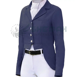 Veste de spectacle pour femmes de qualité supérieure pour l'équitation fabriquée avec un matériau léger et respirant coupe ajustée coutures durables et confort - Product Image 2
