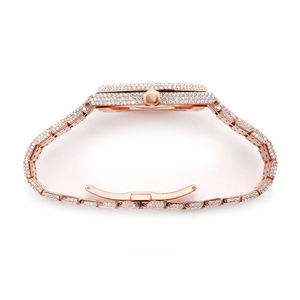 Montre-bracelet de haute qualité en acier inoxydable, quartz, diamant moissanite, édition limitée - Product Image 4