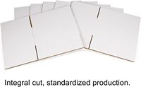 Boîte blanche de carton d'expédition de quantité minimale de commande bas 10x7x5 pouces de petites boîtes en carton ondulé