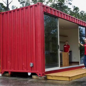 Conteneur maritime sec de 40 pieds prêt à l'expédition, maison préfabriquée avec chambre pour la vie urbaine, conteneur d'expédition neuf et d'occasion - Product Image 1