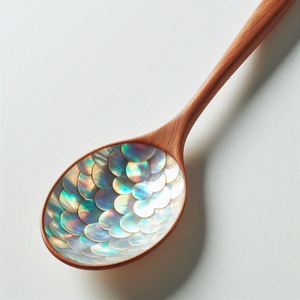 Cuillère à perles luxueuse au design ancien fabriquée à la main pour les personnes exigeantes - Product Image 3