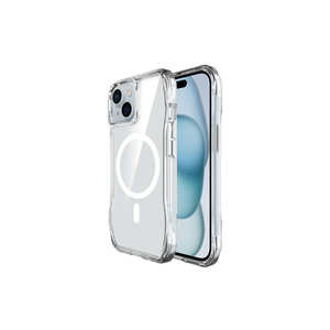 Coque transparente compatible MagSafe pour iPhone 15, style brillant, fine et protectrice en silicone, compatible Tecno - Product Image 1