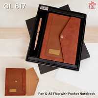 Ensemble de carnet A5 en cuir véritable de qualité supérieure avec logo personnalisé et stylo-agenda personnalisé - Cadeau d'affaires pour Thanksgiving d'entreprise