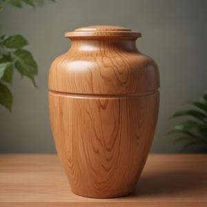 โกศเผาศพทำจากไม้แนวชนบทขี้เถ้าหรือขี้เถ้าขี้เถ้าขี้เถ้า - Product Image 3