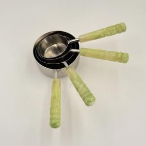 Utensilios de Cocina Multifuncionales, Juego de 4 Tazas Medidoras de Acero Inoxidable para Especias, Té y Café, para Hogar, Hotel y Restaurante - Product Image 3