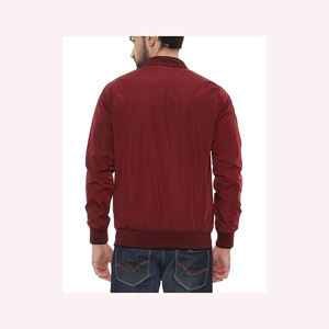 แจ็กเก็ตผ้าฝ้ายโพลีเอสเตอร์พรีเมี่ยมสำหรับผู้ชาย, แจ็กเก็ตผ้าฝ้ายโพลีเอสเตอร์กันหนาวระบายอากาศได้ดีสวมใส่สบายน้ำหนักเบา - Product Image 4