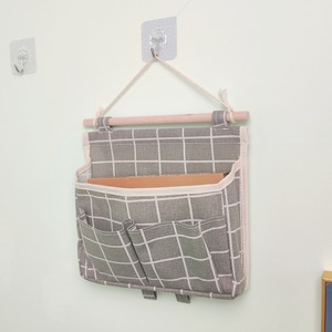 25*27*6cm cotone lino a parete <span class=keywords><strong>salvaspazio</strong></span> Organizer casa ufficio corridoio organizzazione <span class=keywords><strong>bagno</strong></span> corridoio appeso borsa di stoccaggio - Product Image 6