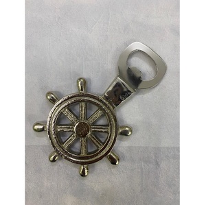 Abrebotellas de Metal con diseño de hoja de latón AK en oro acabado antiguo a precio mayorista para accesorios de cocina/Barware - Product Image 2