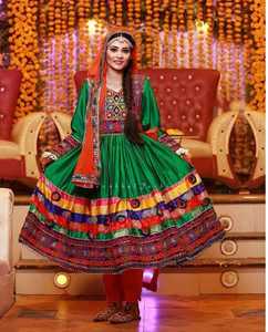 2025 recién llegados vestido Kuchi afgano de moda para mujer ropa de fiesta Maxi vestidos elegantes afganos Vintage Pashtun mujeres transpirables - Product Image 3