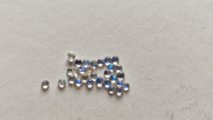 2mm 3mm tự nhiên vi cắt màu xanh lửa Moonstone Cabochon lỏng đá quý bán buôn hào nhoáng Ấn Độ phẳng trở lại mặt đá quý - Product Image 2