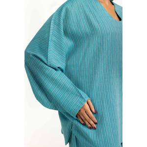 Conjunto de Pantalones Cortos de 2 Piezas en Tela Rib Teñida Dobby, Modelo IPST-55047, Estilo Casual para Verano, Tallas XS a 3XL - Product Image 1