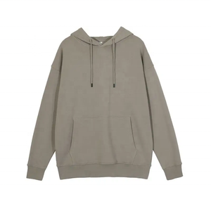 Vente en gros de sweats à capuche personnalisés avec impression et broderie de logo personnalisé en coton polyester mode décontractée modèle de base unisexe de haute qualité - Product Image 3