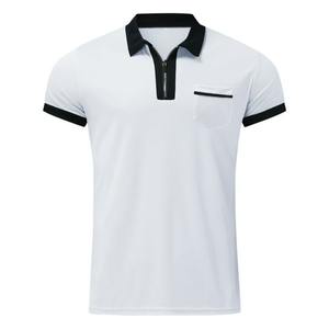 Camiseta de algodón personalizada para hombre, camiseta informal Lisa para hombre, nueva camiseta Polo de precio barato a la moda al por mayor, novedad - Product Image 3