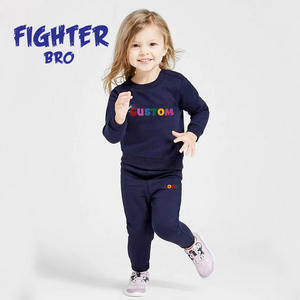 Nouveau design ensemble de survêtements évasés en coton pour enfants sweats à capuche et pantalons de survêtement à impression bouffante personnalisés Style décontracté pour l'été - Product Image 6