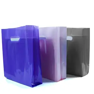 Die cut bag accept printing design colorful polythene bag clothing packaging from Vietnamese ODM supplier at competitive price