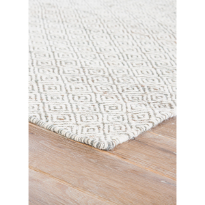 พรมปูพื้นลายเรขาคณิต Abrash Ivory ทำจากปอกระเจาและป่าน สำหรับใช้ในบ้าน รุ่น PDWH-01 - Product Image 4