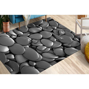 Tapis imprimé moderne, design populaire, grande taille, facile à nettoyer, tapis en velours - Product Image 1