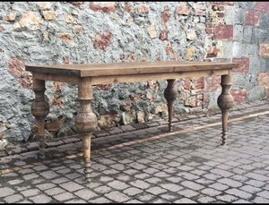 Ensemble de table à manger ronde en bois massif HOTEL Nouveau design pour usage domestique ou commercial pour restaurant ou hôtel - Product Image 4