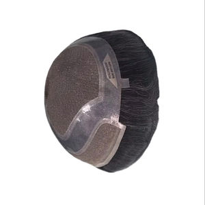 Toupee para Hombre Taz Hair, Peluca de Cabello Humano 100%, Densidad Cruda 60%-150%, Cabello Indio Remy, Resistente al Agua, Ondulado - Product Image 5