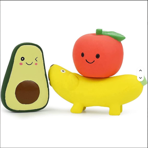 Оптовые экологичные латексные игрушки для жевания для домашних животных: милые силиконовые игрушки для повседневного использования для собак и кошек, прочные, для чистки - Product Image 2