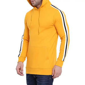 Sudaderas con capucha amarillas personalizadas de alta calidad para hombre, ropa de calle, sudaderas con capucha a precio asequible para hombre - Product Image 2