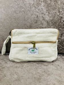Portefeuille unisexe en coton de chanvre fait à la main sacs de soirée durables écologiques et élégants avec artisanat Handloom - Product Image 3