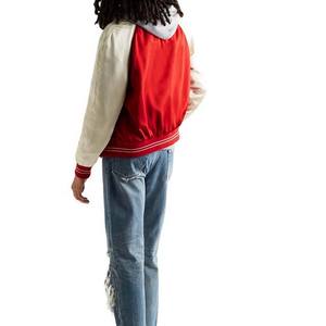 Chaqueta Universitaria Personalizada OEM, Chaqueta Deportiva de Béisbol para Hombre, Bordada, Transpirable, Antibacteriana, Gruesa para Invierno - Product Image 2