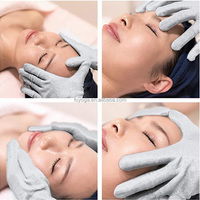 Gants bio conducteurs en fibre d'argent FOYOGA avec contrôle de la minuterie pour électrothérapie, masseur facial et massage des mains, certifiés CE