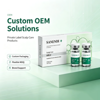 Kit de Soins du Cuir Chevelu Complexe Exosome en Poudre Lyophilisée – Flacons Individuels pour Salon et Domicile – Kit de Conditionnement Capillaire et du Cuir Chevelu