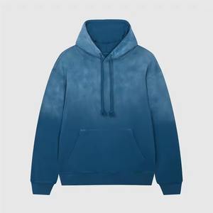 Sudadera con capucha de invierno de pana de algodón 100% de alta calidad personalizada al por mayor con estampado de pantalla lavado acabado desteñido al sol para unisex - Product Image 5