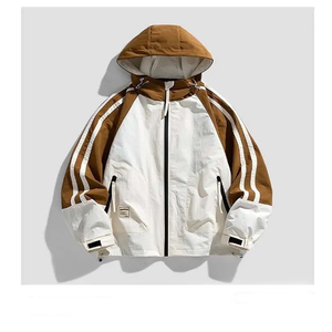 Veste coupe-vent de printemps, couche légère, temps clair, saison, activité de plein air, usage quotidien, décontracté, mode, confortable, respirant - Product Image 4