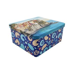 Custom Tin Plate Rectangular <b>Hinged</b> Lid Food Grade Tin <b>Box</b> Multipurpose Packaging <b>for</b> Candy & Cookies - Product Image 2