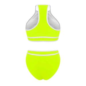 Adventure Swim 2 Piece Set 3 Pack Bikini with Front Logo Spandex/Nylon Material Floral/Animal Pattern - Product Image 3